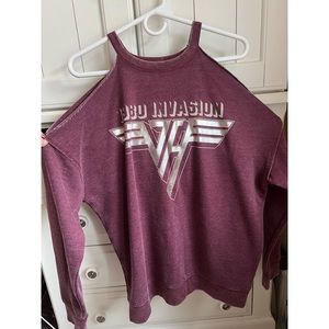 Van Halen Open Shoulder Crewneck